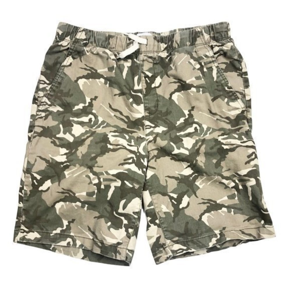 Old Navy Youth Mens Camo Workout Shorts Size 18 Husky